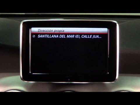 Mercedes-Benz CLA. Modelo 2013. Navegación. COMAND online APS