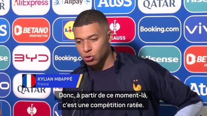 Bleus - Mbappé : “Une compétition ratée”