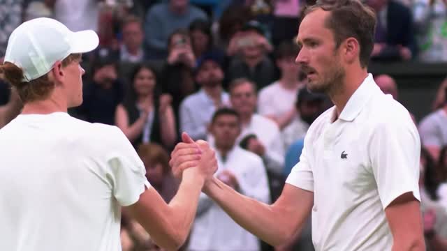 Medvedev ousts Sinner after five-set Wimbledon epic