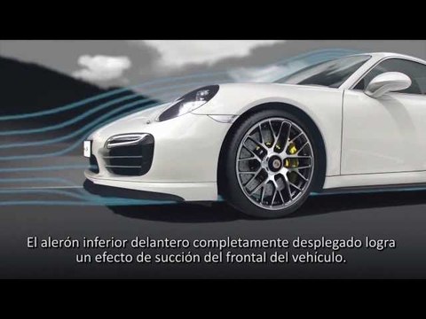 Porsche 911 Turbo y 911 Turbo S. Modelos 2013. Sistema Porsche Active Aerodynamics