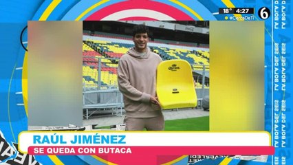 Raúl Jiménez se queda con butaca del estadio Azteca