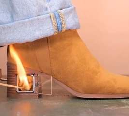 These boots are fire! Literally!