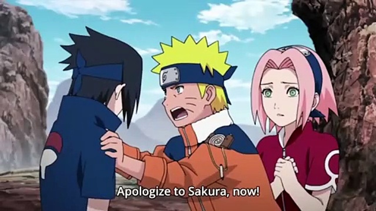 Minato stops Naruto and Sasuke from fighting (Naruto Shippuden)