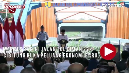 Wapres Yakini Jalan Tol Cimanggis-Cibitung Buka Peluang Ekonomi Baru