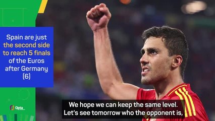 'Confident that we could do it' - Rodri on reaching Euro 2024 final