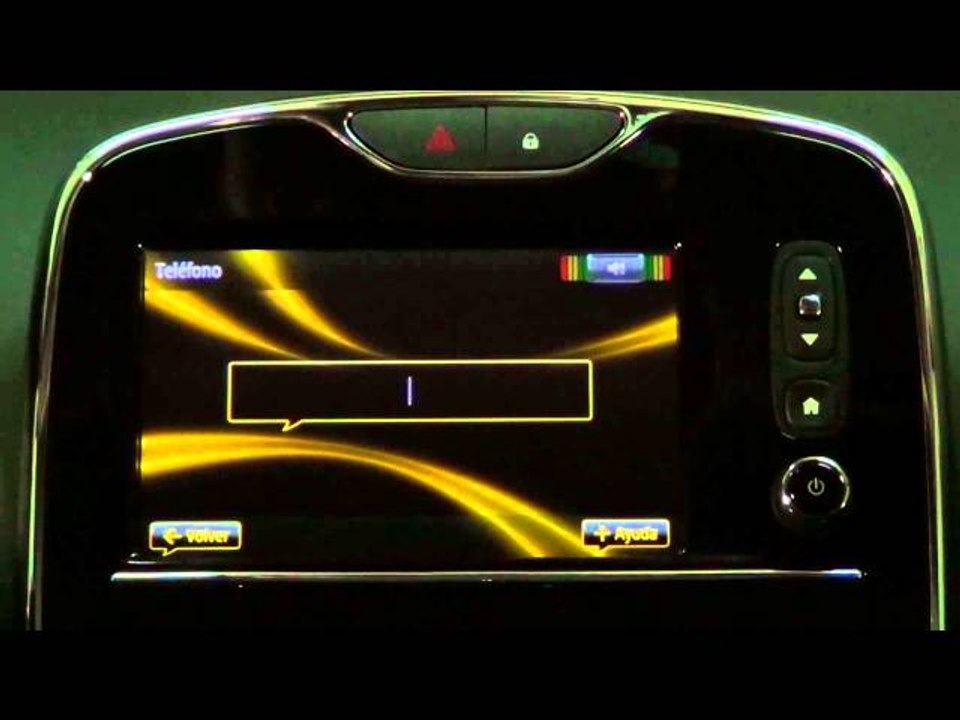 Renault Clio Sport Tourer. Modelo 2013. Sistema de órdenes por voz
