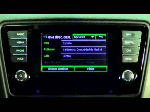 Škoda Octavia Combi. Modelo 2013. Sistema de órdenes vocales con navegador AMUNDSEN