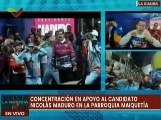 La Guaira se desborda de amor y alegría para recibir al candidato Nicolás Maduro