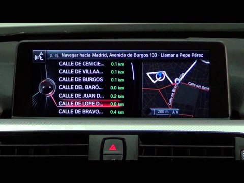 BMW 435i Coupé. Modelo 2013. Sistema de órdenes vocales