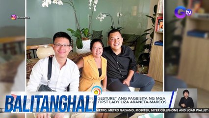 PBBM, tinawag na "kind gesture" ang pagbisita ng mga anak ni Kris Aquino kay First Lady Liza Araneta-Marcos | Balitanghali