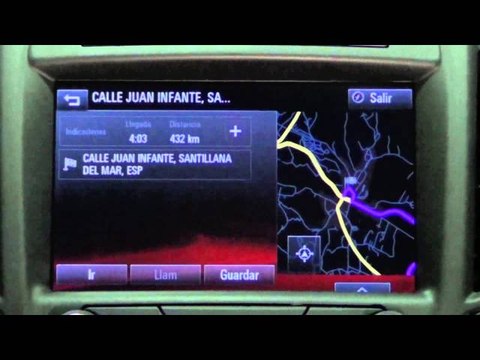 Opel Insignia. Modelo 2014. Impresiones sistema multimedia IntelliLink Navi900