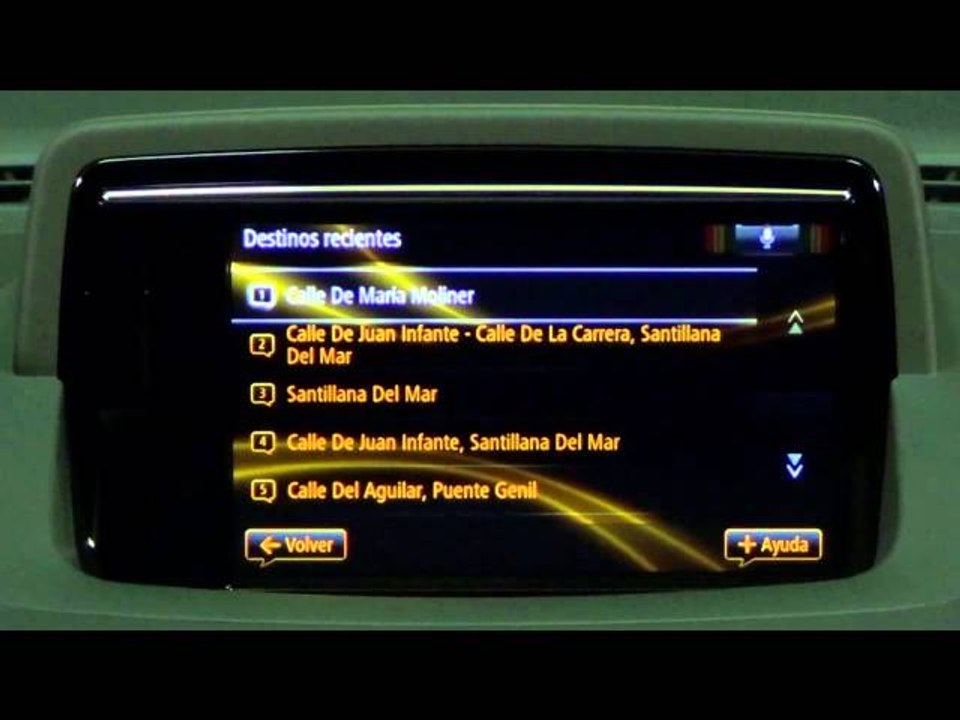 Renault Mégane Sport Tourer. Modelo 2014. Sistema multimedia R-Link. Órdenes vocales