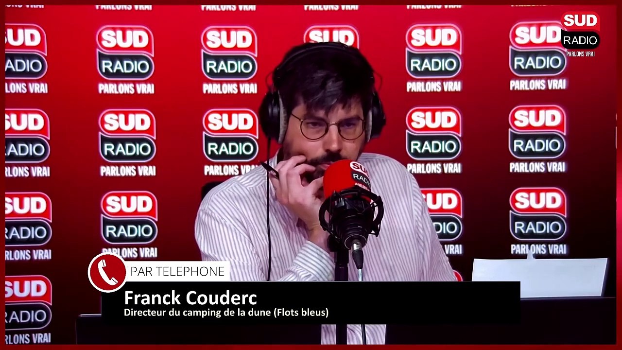 Incendies en Gironde : "On revient de loin" déclare Franck Couderc (camping des "Flots Bleus)