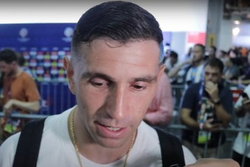 Dibu Martínez tiene la moral en alto: "Hicimos el mejor partido de la Copa"