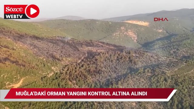 Bodrum'daki orman yangını 18 saat sonra kontrol altına alındı