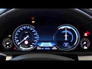 BMW Serie 7. Modelo 2012. Cuadro de instrumentos