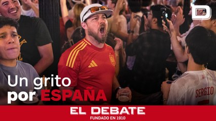 La euforia de los aficionados con el triunfo de España contra Francia