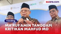 Jawaban Ma'ruf Amin Tanggapi Kritikan Mahfud MD: Tak Mungkin Bentuk KPU Baru