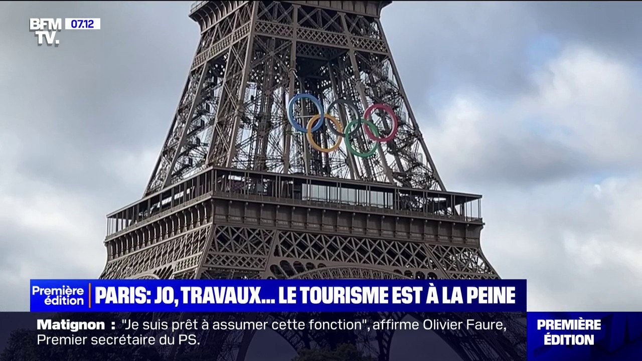 Travaux, sites fermés… Le tourisme est à la peine à Paris, alors que les Jeux olympiques commencent dans deux semaines