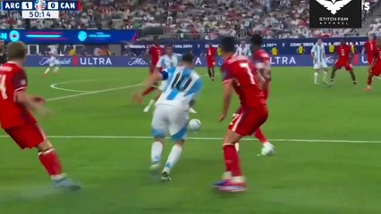 Lionel Messi Goals Vs Canada Semi Final Copa America 2024