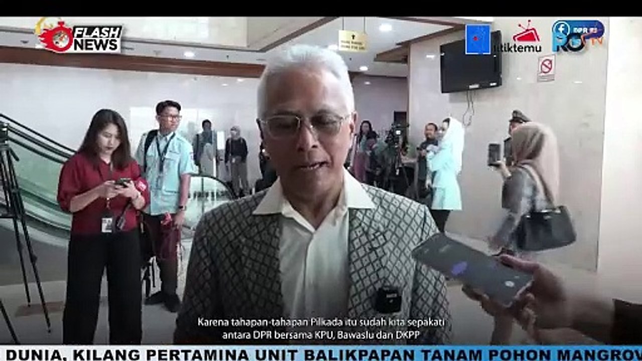 DPR : Diberhentikannya Ketua KPU Tak Akan Ganggu Jalannya Pilkada Serentak 2024