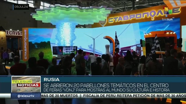 Exposición en Rusia mostró los logros de un país sobre el cual pesan más de 18mil sanciones