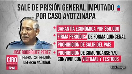 Sale de prisión General imputado por caso Ayotzinapa
