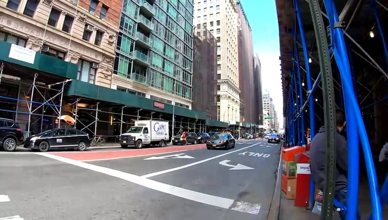 Entire area of ​​Chambers Street, Manhattan, New York City, from NYPD Headquarters to Battery Park City