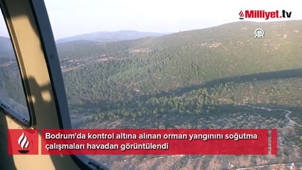 Bodrum'daki orman yangını kontrol altına alındı