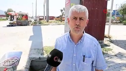 At arabasıyla mazgal çaldı