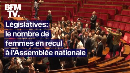 Législatives: le nombre de femmes en recul à l'Assemblée