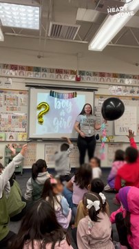 It's a Girl! Teacher's Epic Balloon Gender Reveal Melts Hearts in Classroom
