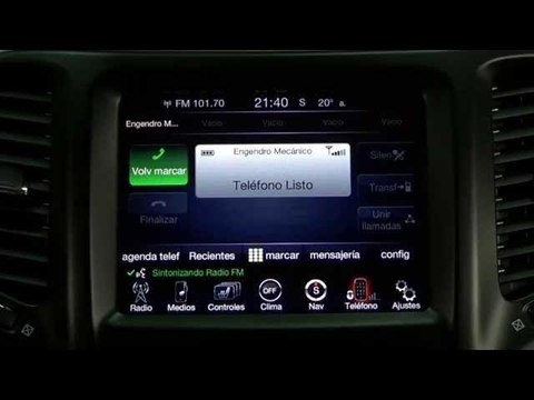 Jeep Cherokee. Modelo 2014. Sistema de órdenes por voz