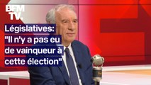 Résultats des législatives, Matignon, coalition... L'interview de François Bayrou en intégralité