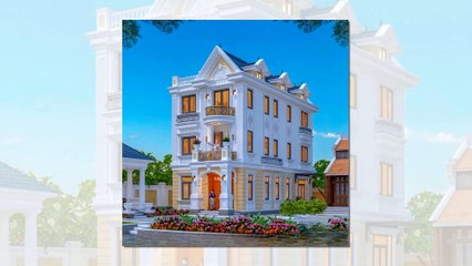 Mẫu nhà phố 3 tầng mặt tiền 6m