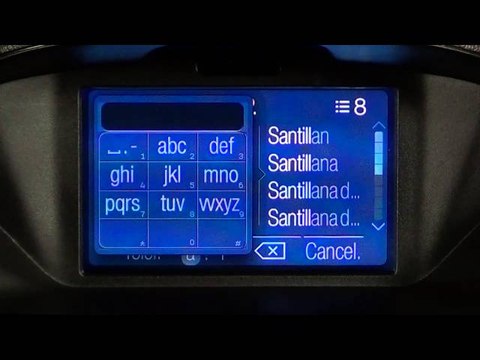 Ford Tourneo Courier. Modelo 2014. Impresiones sistema multimedia Ford SYNC con navegador