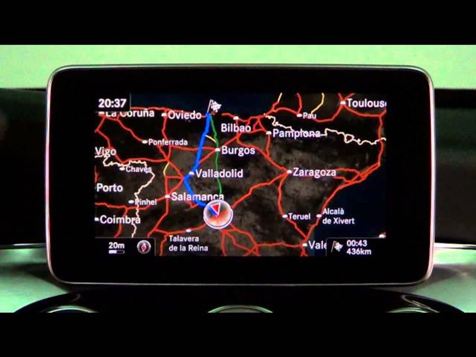 Mercedes-Benz Clase C. Modelo 2014. Impresiones sistema multimedia COMAND Online.