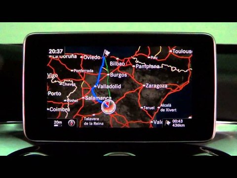 Mercedes-Benz Clase C. Modelo 2014. Impresiones sistema multimedia COMAND Online.