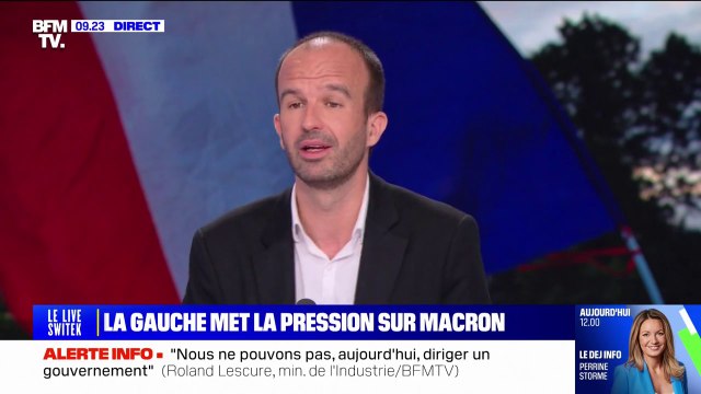 Manuel Bompard (NFP-LFI): Il y a une coalition, le Nouveau Front populaire a gagné