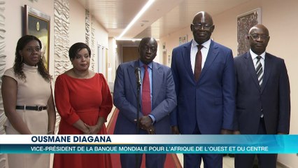 Le Vice-Président reçoit le Vice-Président de la Banque Mondiale pour l'Afrique de l'ouest et du centre