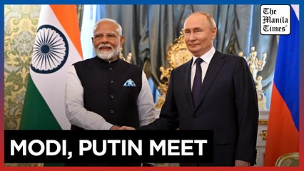 Putin hosts India's prime minister to deepen ties