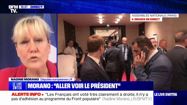 Nadine Marano (LR): J'appelle le président de la République à recevoir les représentants des groupes politiques