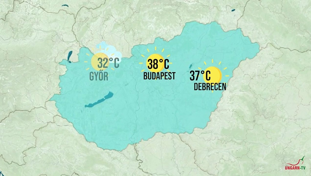 Das Reisewetter in Ungarn am 11.07.2024.