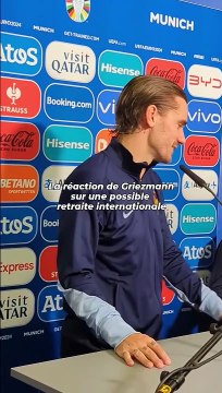 La réaction de Griezmann à la question d'un journaliste sur sa possible retraite-1