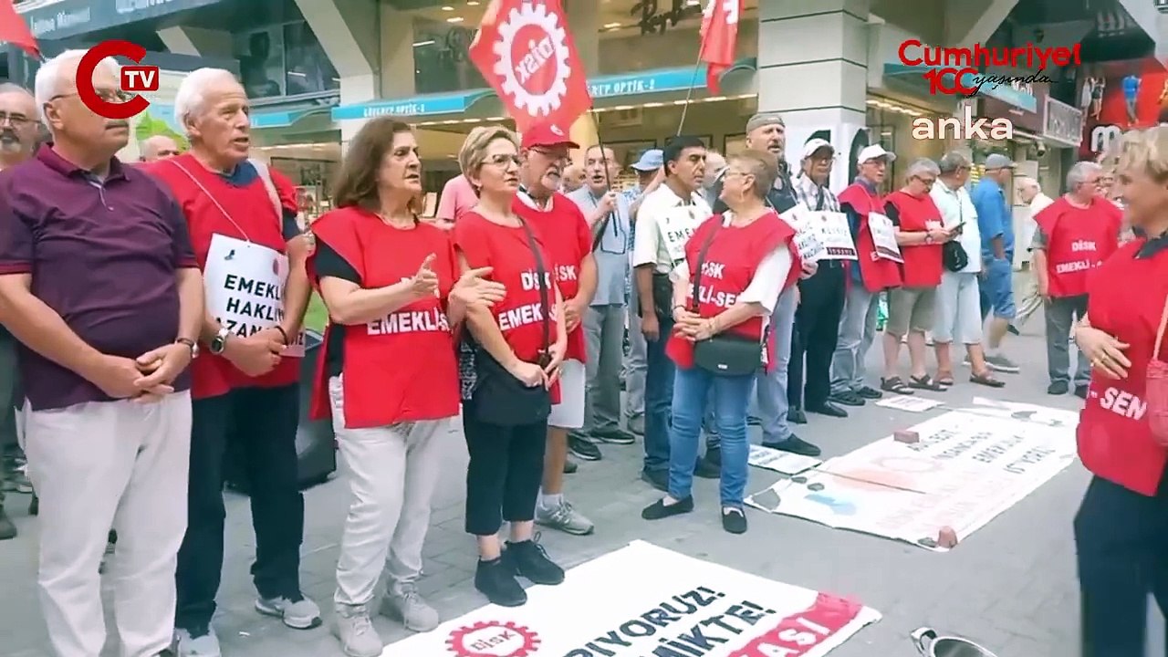 Emekliler tencerede taş kaynattı...