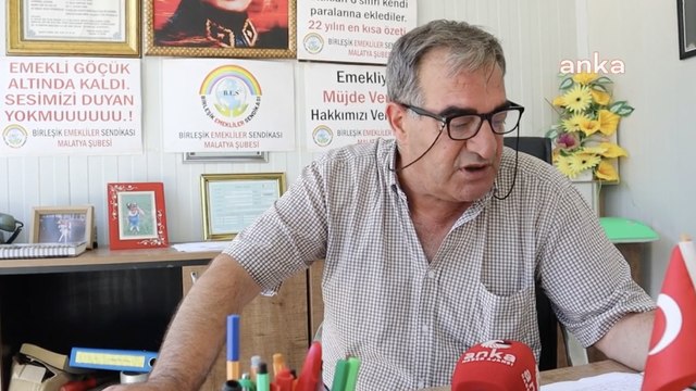 Birleşik Emekliler Sendikası Malatya Şube Başkanı Göktaş: İnsan onuruna yakışır yaşam için hak arama mücadelesinden vazgeçmeyeceğiz