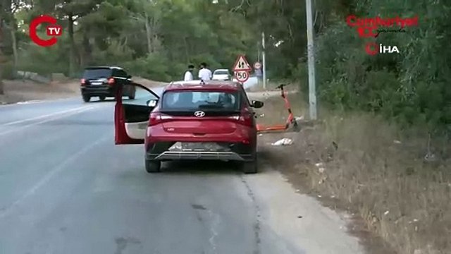 Kaza yapan akrabasına yardıma giderken kaza geçirdi