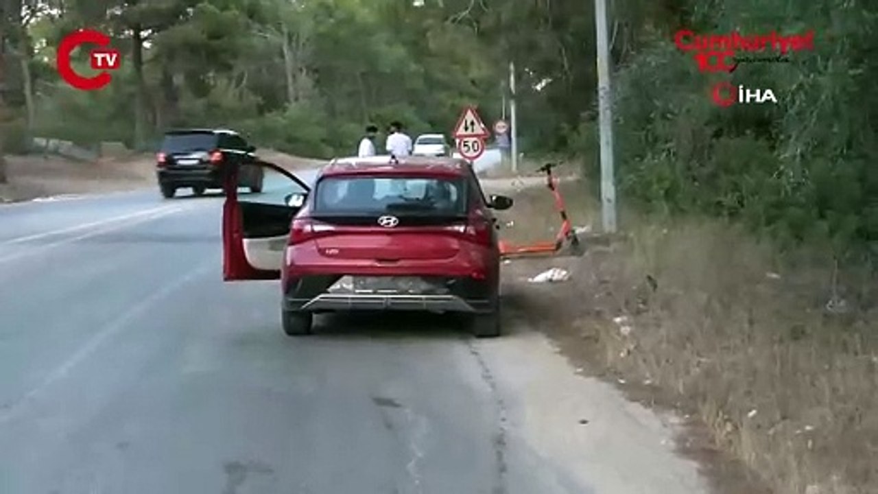 Kaza yapan akrabasına yardıma giderken kaza geçirdi