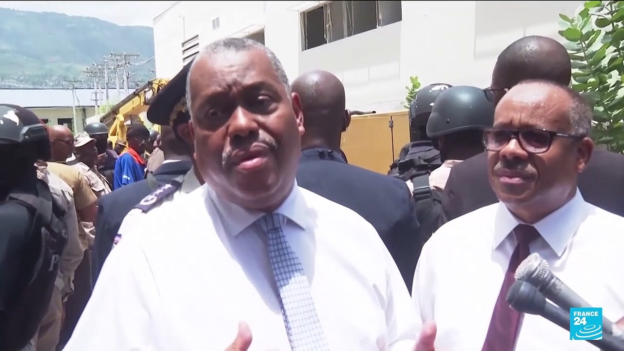 Haiti's prime minister tours Port au Prince hospital after police take back from gang control