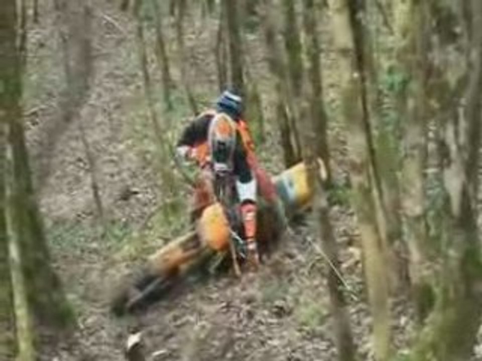 enduro Damin 1ére monté 2 c'est moche